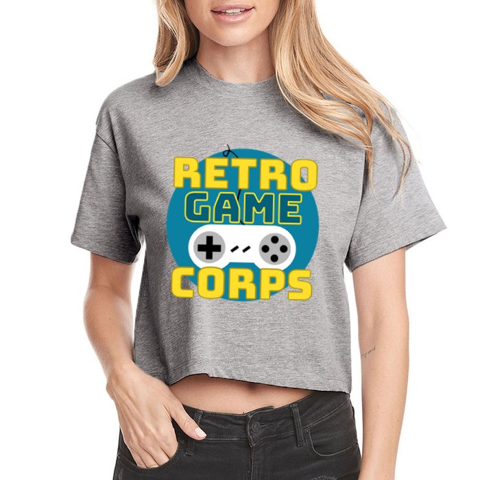 Retro Game Corps Crop Top