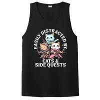 Rpg Gamer Cats Side Quest Distracted Nerdy Tabletop Fun PosiCharge Competitor Tank