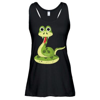 Reptile Gift Cute Snake Ladies Essential Flowy Tank