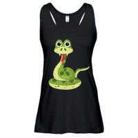 Reptile Gift Cute Snake Ladies Essential Flowy Tank