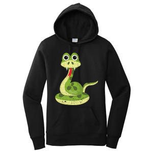 Reptile Gift Cute Snake Women's Pullover Hoodie