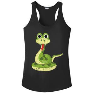 Reptile Gift Cute Snake Ladies PosiCharge Competitor Racerback Tank