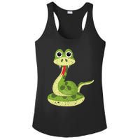 Reptile Gift Cute Snake Ladies PosiCharge Competitor Racerback Tank