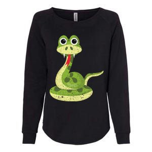 Reptile Gift Cute Snake Womens California Wash Sweatshirt