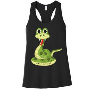 Reptile Gift Cute Snake Women's Racerback Tank