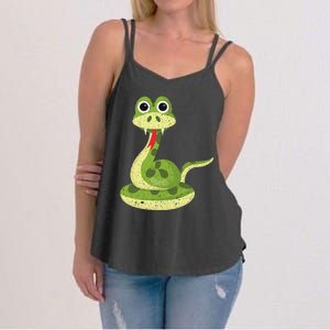 Reptile Gift Cute Snake Women's Strappy Tank