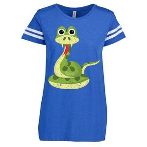 Reptile Gift Cute Snake Enza Ladies Jersey Football T-Shirt