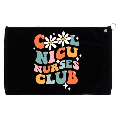 Retro Groovy Cool Nicu Nurse Club Appreciation Nurse Day Gift Grommeted Golf Towel