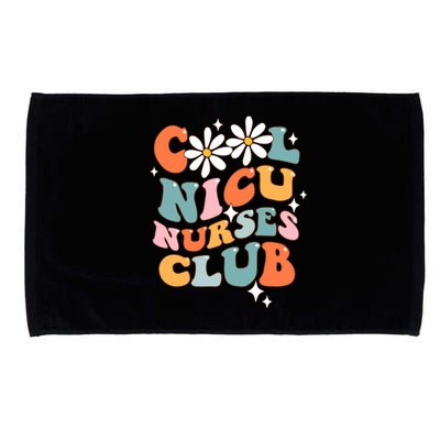 Retro Groovy Cool Nicu Nurse Club Appreciation Nurse Day Gift Microfiber Hand Towel