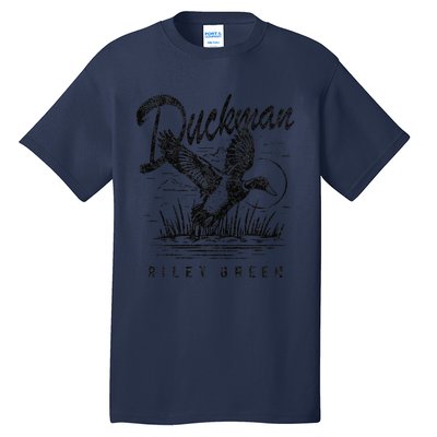 Riley Green Country Music Singer Duckman Tall T-Shirt