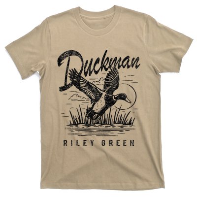 Riley Green Country Music Singer Duckman T-Shirt