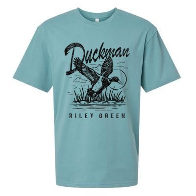 Riley Green Country Music Singer Duckman Sueded Cloud Jersey T-Shirt