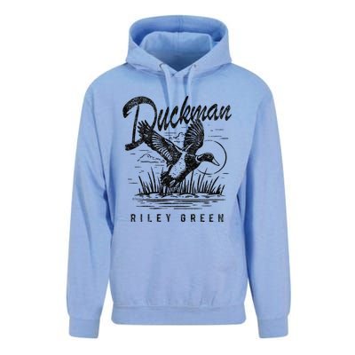 Riley Green Country Music Singer Duckman Unisex Surf Hoodie