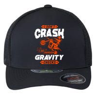 Random Gravity Checks Motocross Dirt Bike Flexfit Unipanel Trucker Cap