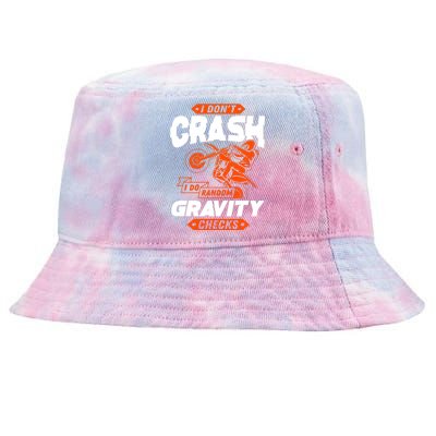 Random Gravity Checks Motocross Dirt Bike Tie-Dyed Bucket Hat