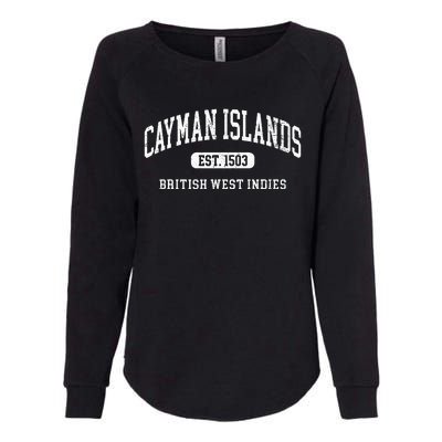 Retro Grand Cayman Islands 1503 Vintage Vacation Souvenir Womens California Wash Sweatshirt