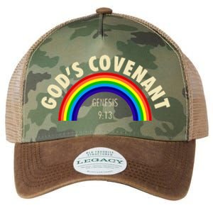 Rainbow Gods Covenant 913 Bible Christian Lover Legacy Tie Dye Trucker Hat