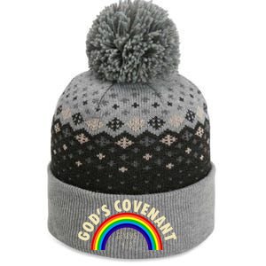 Rainbow Gods Covenant 913 Bible Christian Lover The Baniff Cuffed Pom Beanie