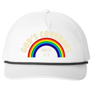 Rainbow Gods Covenant 913 Bible Christian Lover Snapback Five-Panel Rope Hat