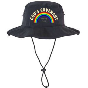 Rainbow Gods Covenant 913 Bible Christian Lover Legacy Cool Fit Booney Bucket Hat