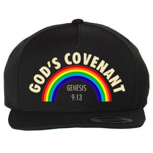 Rainbow Gods Covenant 913 Bible Christian Lover Wool Snapback Cap