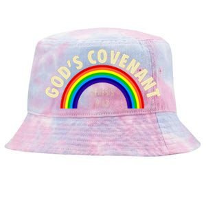 Rainbow Gods Covenant 913 Bible Christian Lover Tie-Dyed Bucket Hat