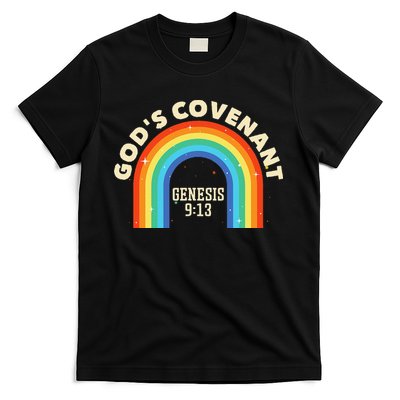 Rainbow God's Covenant Genesis 913 Bible Christian Lover T-Shirt