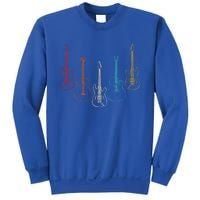 Retro Guitar Cute Gift Sweatshirt