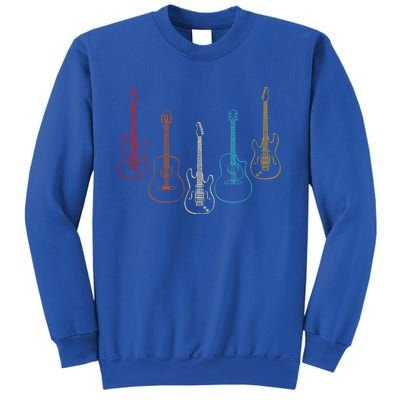 Retro Guitar Cute Gift Sweatshirt