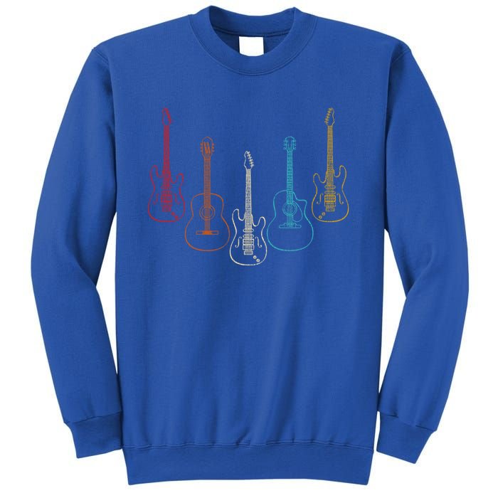 Retro Guitar Cute Gift Sweatshirt