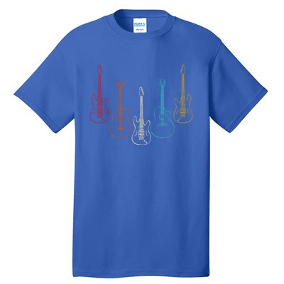 Retro Guitar Cute Gift Tall T-Shirt