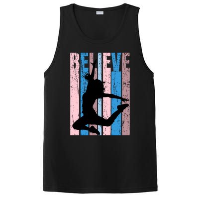 Retro Girls Dance Dancing Dancer Modern Dance Teacher Cool Gift PosiCharge Competitor Tank