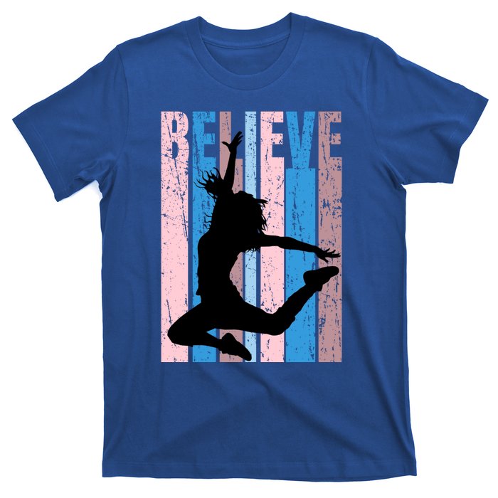 Retro Girls Dance Dancing Dancer Modern Dance Teacher Cool Gift T-Shirt