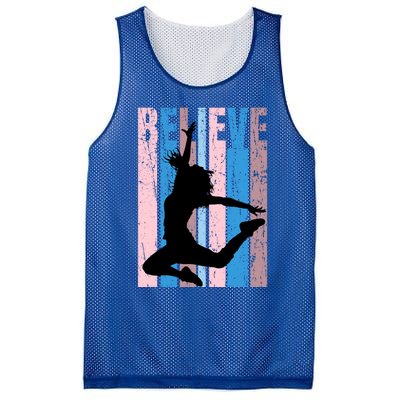 Retro Girls Dance Dancing Dancer Modern Dance Teacher Cool Gift Mesh Reversible Basketball Jersey Tank