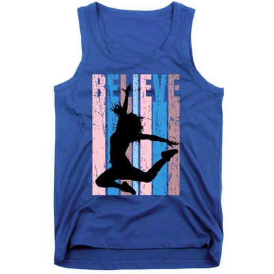 Retro Girls Dance Dancing Dancer Modern Dance Teacher Cool Gift Tank Top