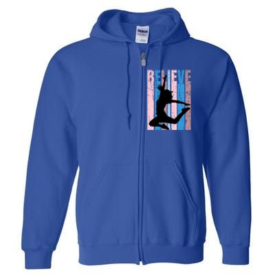 Retro Girls Dance Dancing Dancer Modern Dance Teacher Cool Gift Full Zip Hoodie