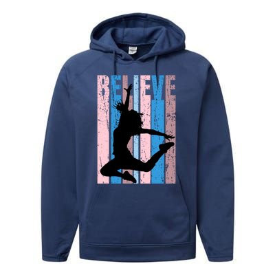 Retro Girls Dance Dancing Dancer Modern Dance Teacher Cool Gift Performance Fleece Hoodie