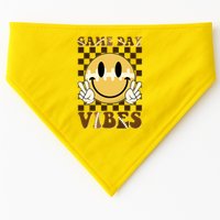 Retro Game Day Vibes Smiley Emoji Football Fan USA-Made Doggie Bandana