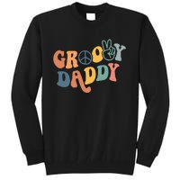 Retro Groovy Daddy Gifts for Dad Fathers Day Tall Sweatshirt