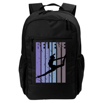 Retro Gymnast Dancing Dancer Gymnastics Girls Gift Daily Commute Backpack