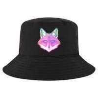 Retro Glowing Digital Polygon Fox Cool Comfort Performance Bucket Hat