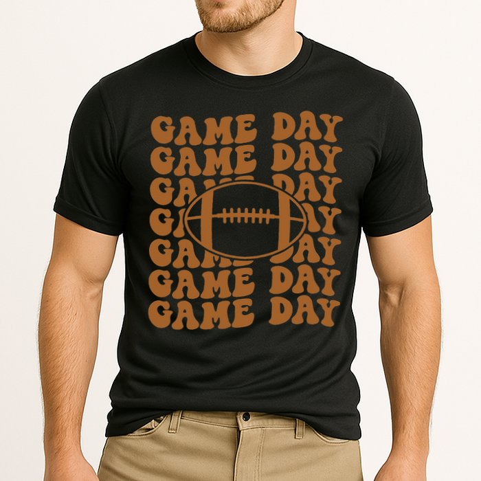 Retro Game Day American Football Lovers Mom Player Cooling Performance Crew T-Shirt