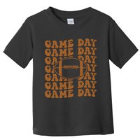 Retro Game Day American Football Lovers Mom Player Toddler T-Shirt