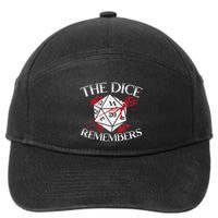 Rpg Gaming D20 Tabletop Games Funny Rpg Gamer 7-Panel Snapback Hat