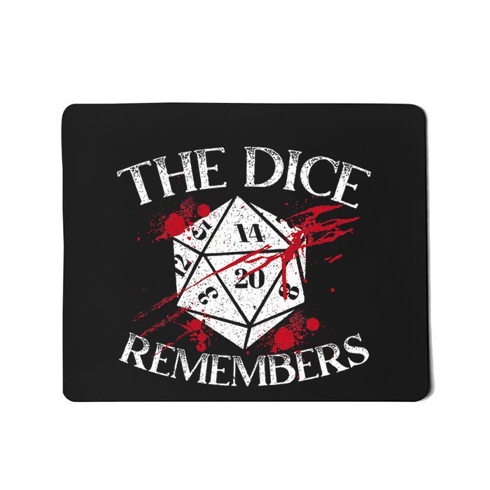 Rpg Gaming D20 Tabletop Games Funny Rpg Gamer Mousepad