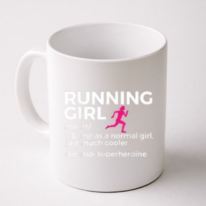 Running Girl Definition Funny Runner Coffee Mug