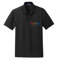 Retro Groovy Daddy Matching Family 1st Birthday Party Dry Zone Grid Polo