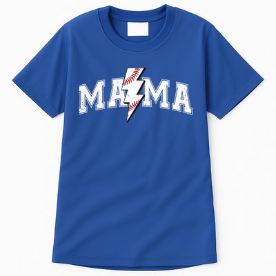 Retro Game Day Baseball Mama Mom Sport Lover Tall T-Shirt