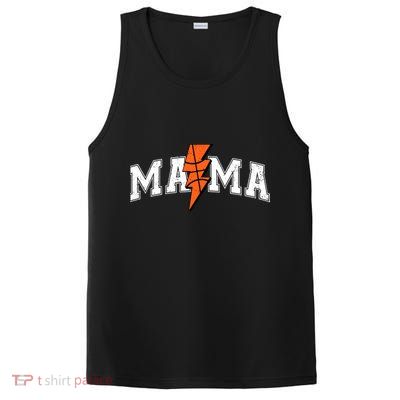 Retro Game Day Basketball Mama Mom Sport Lover PosiCharge Competitor Tank