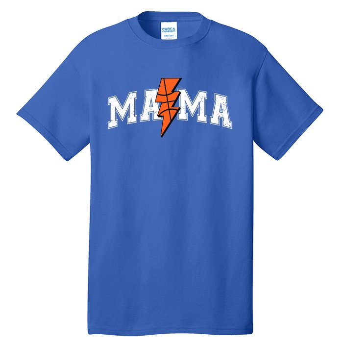 Retro Game Day Basketball Mama Mom Sport Lover Tall T-Shirt